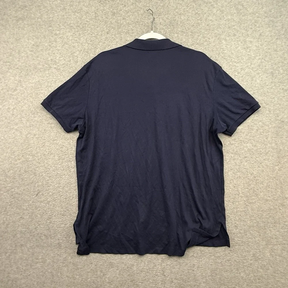 Polo Ralph Lauren Shirt Mens XL Navy Blue Flesh Pony Pima Soft‎ Touch Classic